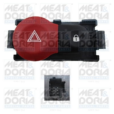 Alarmlicht schakelaar Meat Doria 23647