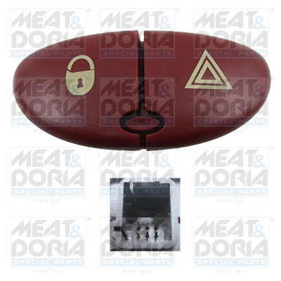 Alarmlicht schakelaar Meat Doria 23666