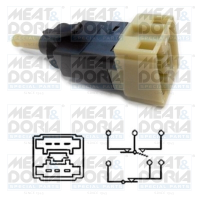 Remlichtschakelaar Meat Doria 35065