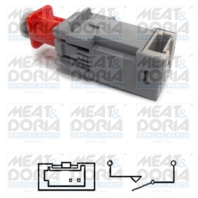 Remlichtschakelaar Meat Doria 35066