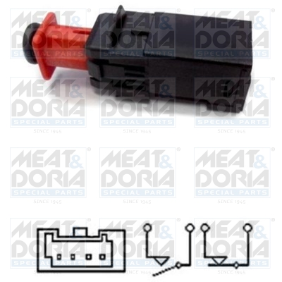 Remlichtschakelaar Meat Doria 35067