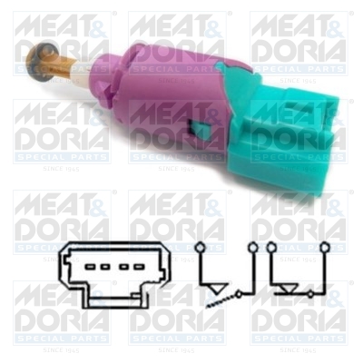 Remlichtschakelaar Meat Doria 35090