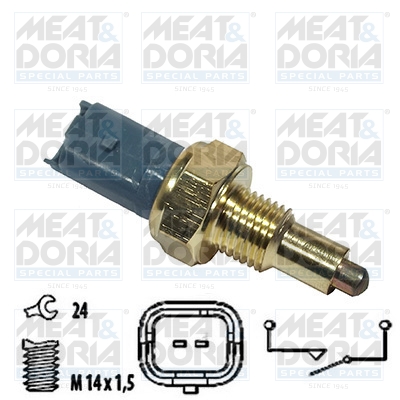 Achteruitrijlichtschakelaar Meat Doria 36012