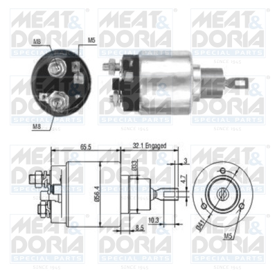 Starter magneetschakelaar Meat Doria 46003