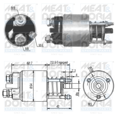 Starter magneetschakelaar Meat Doria 46005