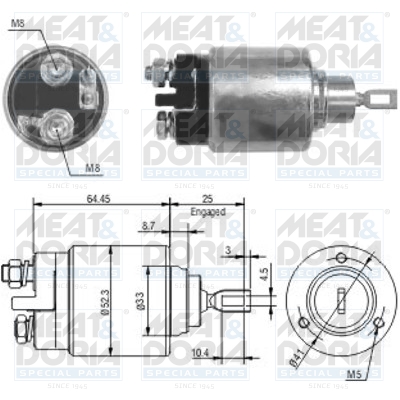 Starter magneetschakelaar Meat Doria 46006