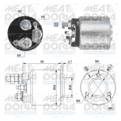 Starter magneetschakelaar Meat Doria 46008