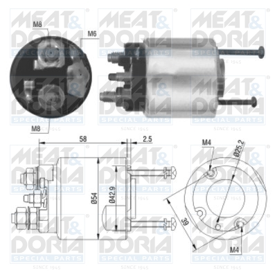 Starter magneetschakelaar Meat Doria 46016