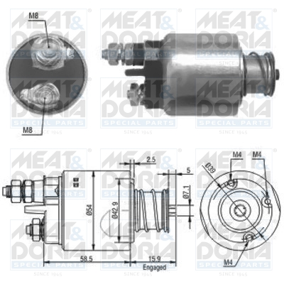 Starter magneetschakelaar Meat Doria 46020