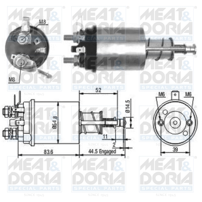 Starter magneetschakelaar Meat Doria 46021