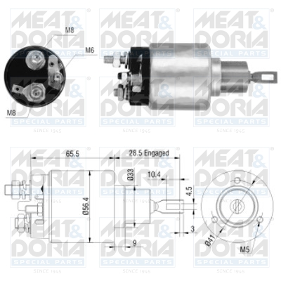 Starter magneetschakelaar Meat Doria 46031