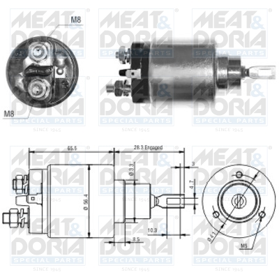 Starter magneetschakelaar Meat Doria 46032