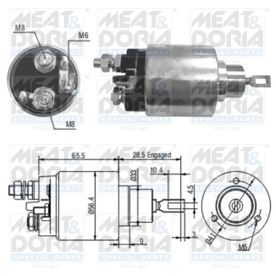 Starter magneetschakelaar Meat Doria 46035