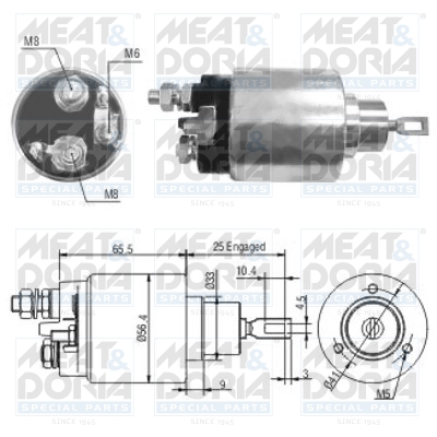 Starter magneetschakelaar Meat Doria 46037