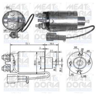 Starter magneetschakelaar Meat Doria 46038