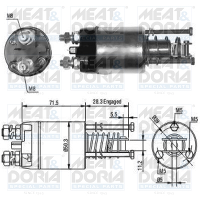 Starter magneetschakelaar Meat Doria 46046