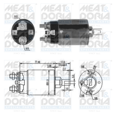 Starter magneetschakelaar Meat Doria 46057