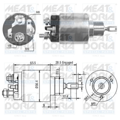 Starter magneetschakelaar Meat Doria 46072