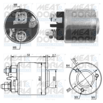 Starter magneetschakelaar Meat Doria 46083