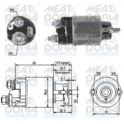 Starter magneetschakelaar Meat Doria 46097