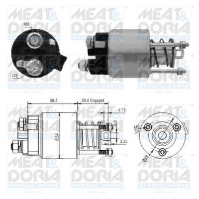 Starter magneetschakelaar Meat Doria 46101