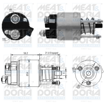 Starter magneetschakelaar Meat Doria 46102