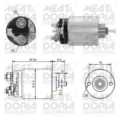 Starter magneetschakelaar Meat Doria 46104