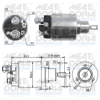 Starter magneetschakelaar Meat Doria 46107