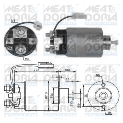 Starter magneetschakelaar Meat Doria 46114