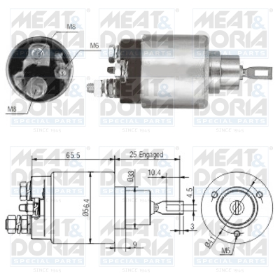 Starter magneetschakelaar Meat Doria 46117