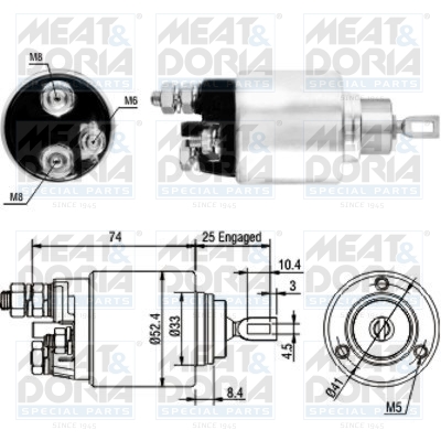 Starter magneetschakelaar Meat Doria 46129