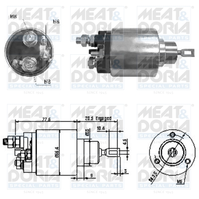 Starter magneetschakelaar Meat Doria 46130