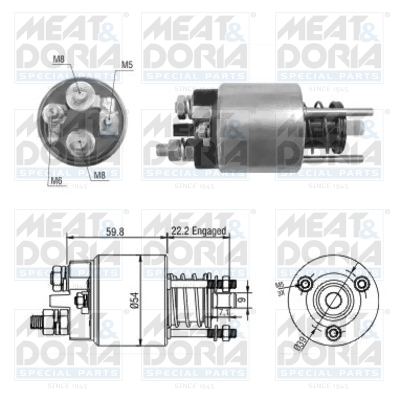 Starter magneetschakelaar Meat Doria 46134