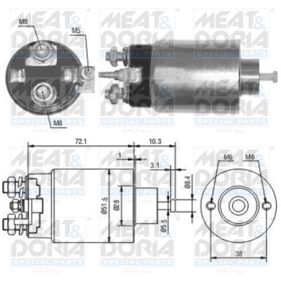 Starter magneetschakelaar Meat Doria 46141