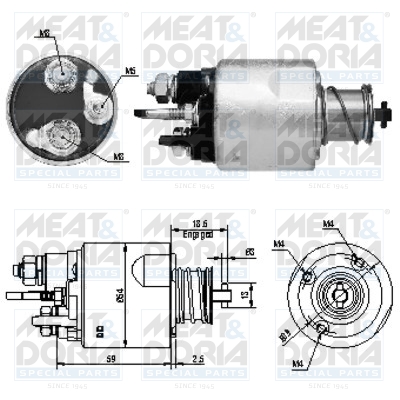 Starter magneetschakelaar Meat Doria 46169