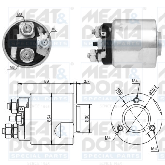 Starter magneetschakelaar Meat Doria 46170