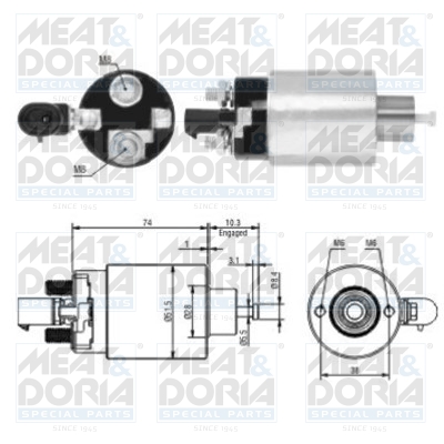 Starter magneetschakelaar Meat Doria 46171