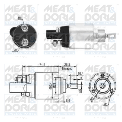 Starter magneetschakelaar Meat Doria 46181