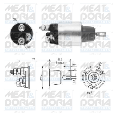 Starter magneetschakelaar Meat Doria 46286