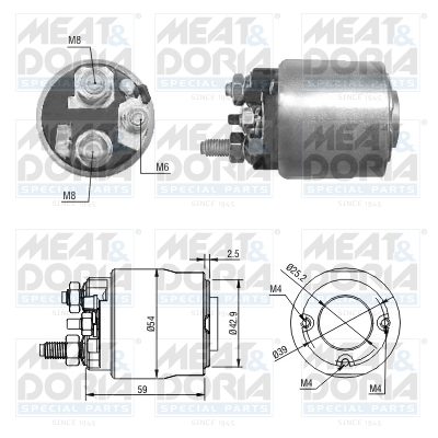 Starter magneetschakelaar Meat Doria 46289