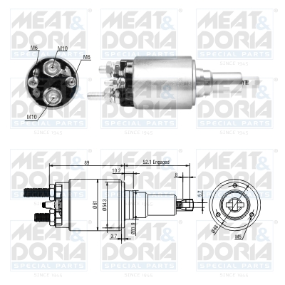 Starter magneetschakelaar Meat Doria 46290