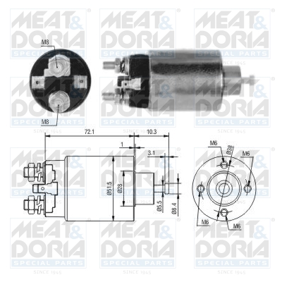 Starter magneetschakelaar Meat Doria 46297