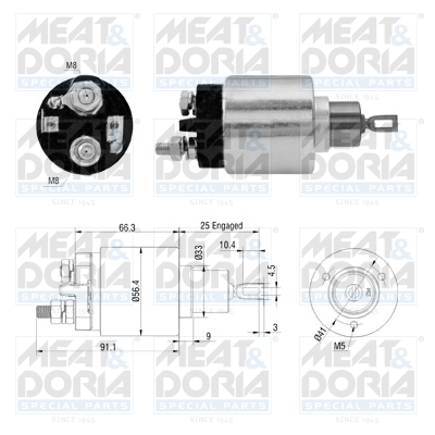 Starter magneetschakelaar Meat Doria 46306