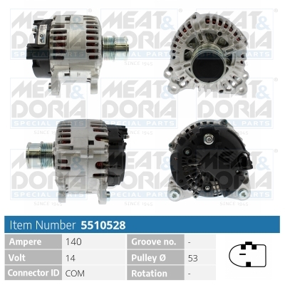 Alternator/Dynamo Meat Doria 5510528