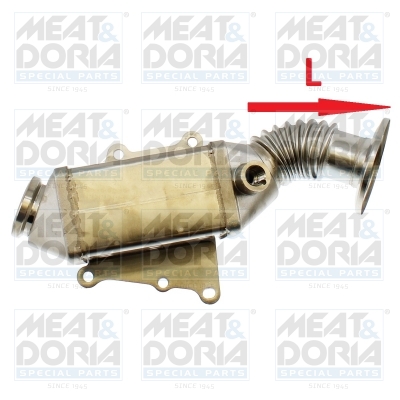 EGR koeler Meat Doria 88383