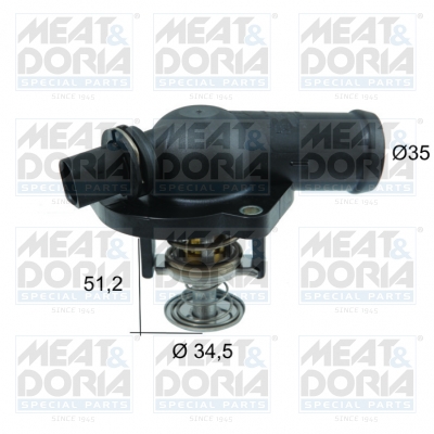 Thermostaat Meat Doria 92730