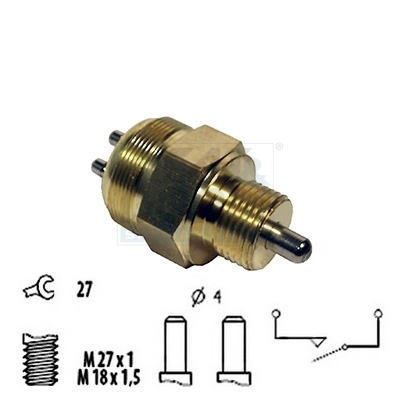 Achteruitrijlichtschakelaar Meat Doria 36028