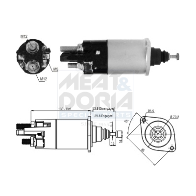 Starter magneetschakelaar Meat Doria 46255