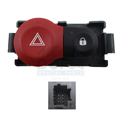 Alarmlicht schakelaar Meat Doria 23647