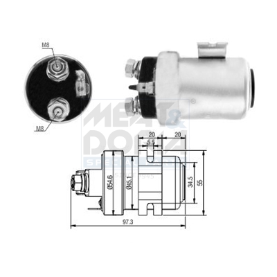 Starter magneetschakelaar Meat Doria 46225